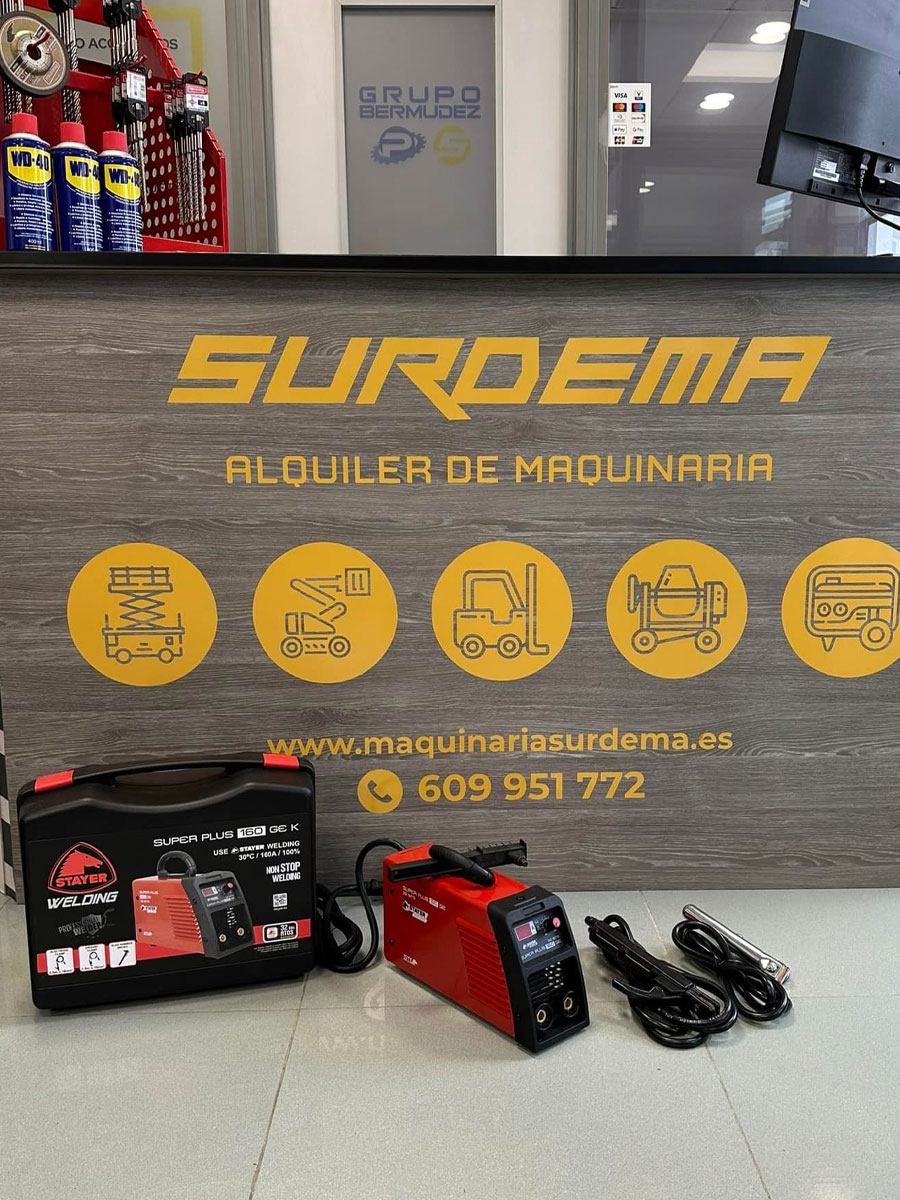 Máquina de soldar de electrodos Súper plus 160 GE K STAYER